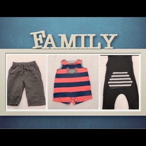 3/ $15 - 3-6 months Boy bundle